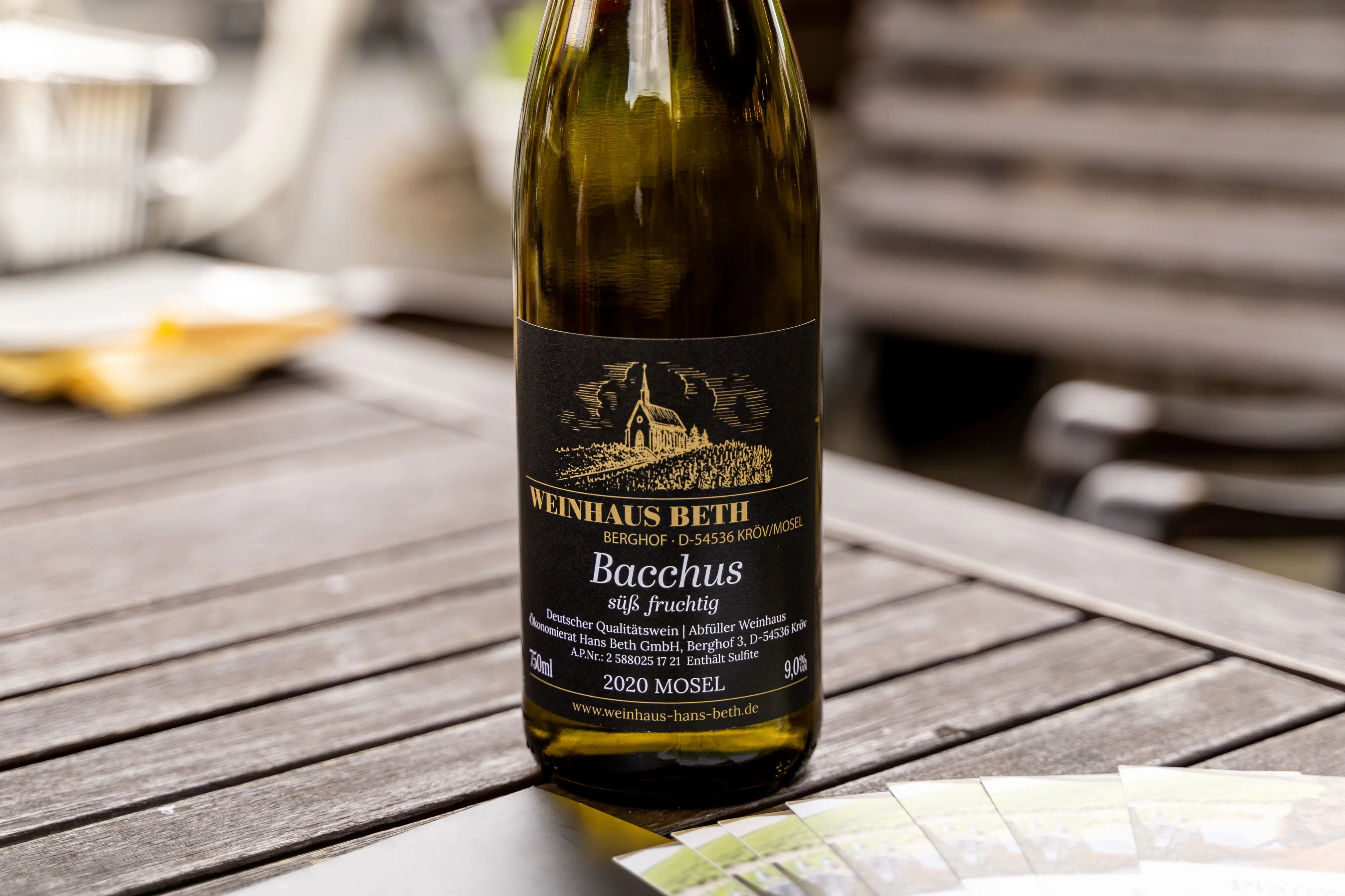 Bacchus Riesling im Weingarten