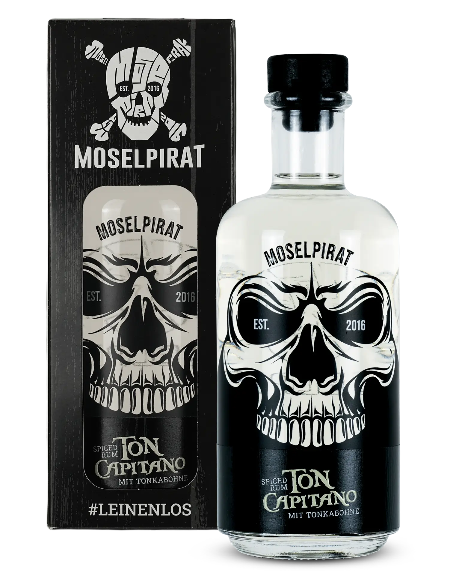 Moselpirat TonCapitano Spiced Rum mit Tonkabohne